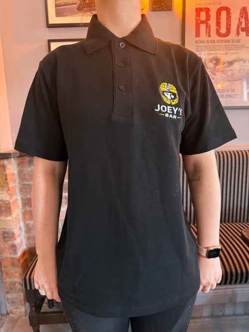 Black Joeys Bar Polo Shirt