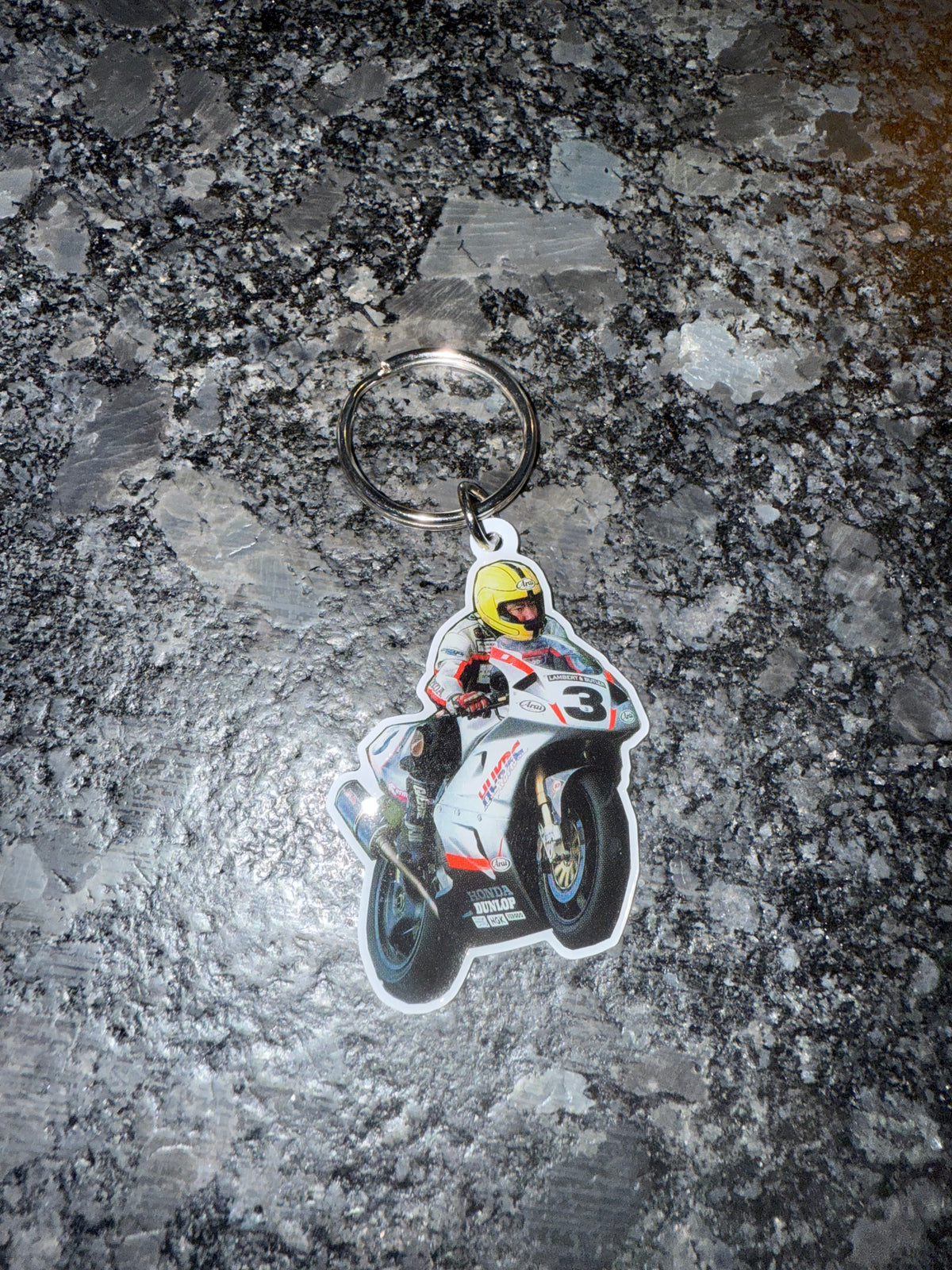 Joey Dunlop RC45 keyring